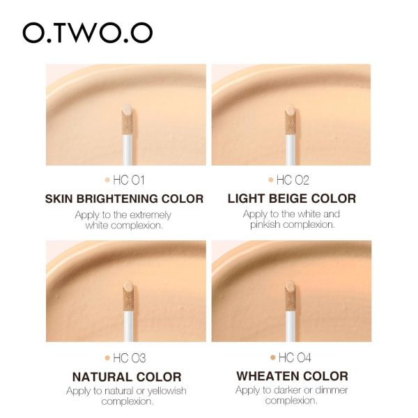 High Coverage Liquid Concealer Oil Control Long Lasting O.TWO.O 9998