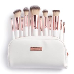 Rose Romance 12 Piece Brush Set with a Zip Bag 4000-067