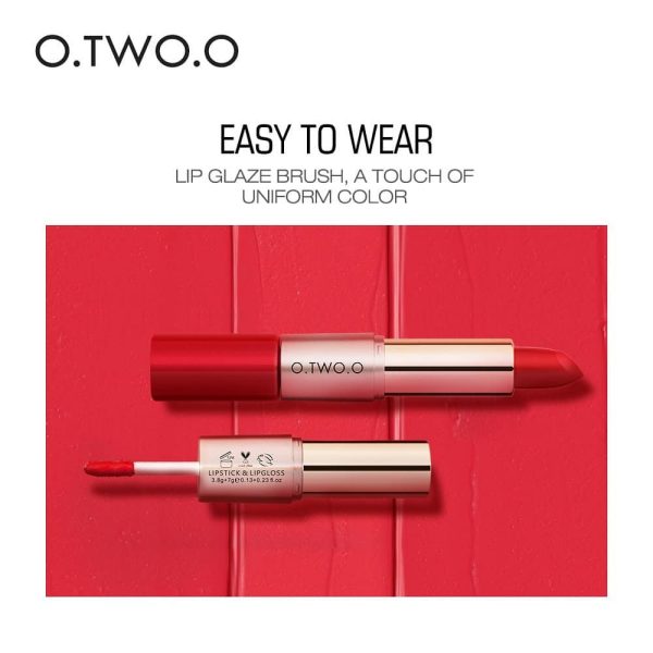 O.TWO.O Matte Lipstick And Liquid Lipstick Lip Gloss 9107