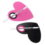 Heart Shaped Makeup Mixer Nail Art polish and Foundation Plate