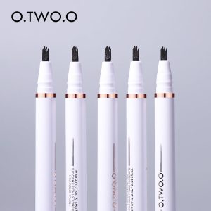 3 Headed 3D Triple Eyebrow Pencil 3 Colors Waterproof Sweat Proof O.TWO.O 1013