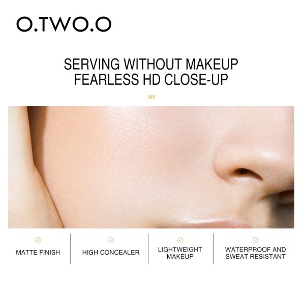 O.TWO.O Serum Foundation Full Coverage Whitening Sweat Resistant Moisturizing Makeup Base 1005