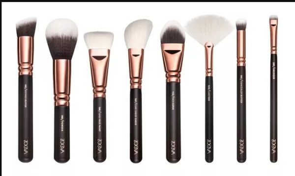 15 Piece Makeup Brushes With Pouch Zoeva Rose Golden
