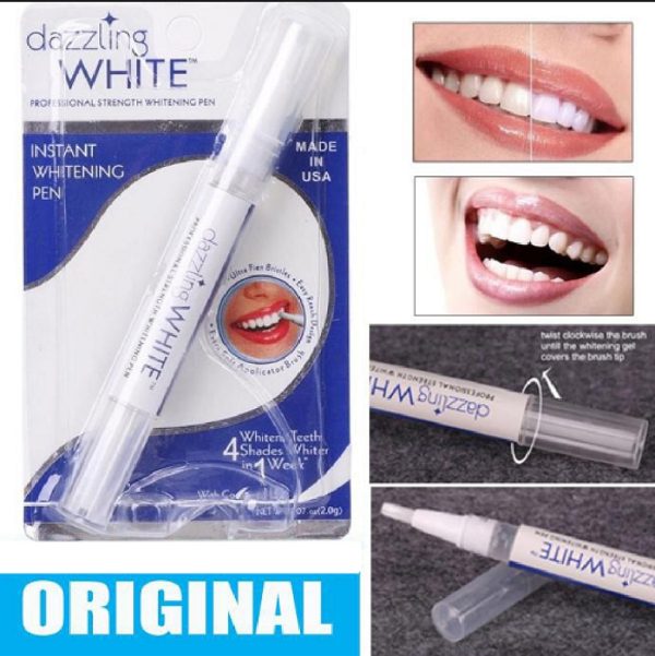 Dazzling Teeth Whitening Pen For Plaque & Stains Removal