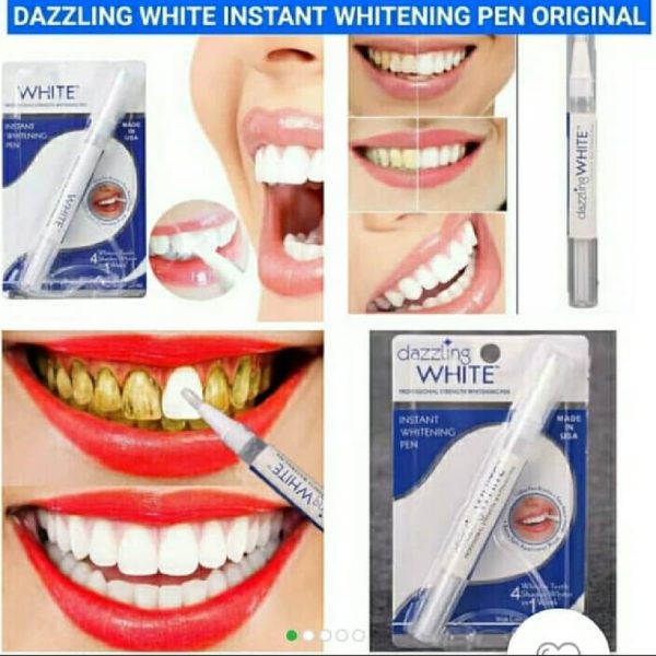 Dazzling Teeth Whitening Pen For Plaque & Stains Removal