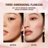 O.TWO.O New Makeup Palleted Of Concealer Contour Blush Cream SC041