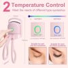 Eyelash Curler Electric Heated Rechargeable