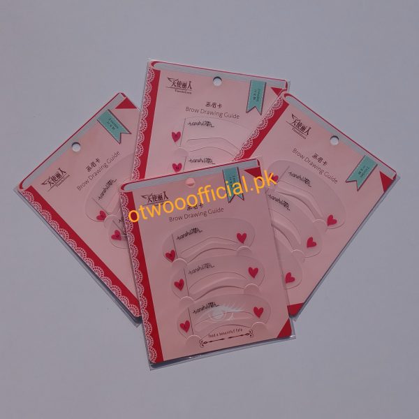 Makeup Eyebrow Stencils for Eyes www.otwooofficial.pk