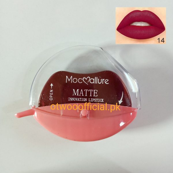 Velvet Matte Lipstick Color Changing Moisturizing Waterproof Lip Shape www.otwooofficial.pk
