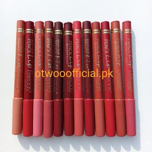 Feraas Lip Pencil Lip Liner Waterproof Different Shades Long-lasting www.otwooofficial.pk