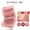 O.TWO.O Blush Palette Mineral Powder High Pigmented Long Lasting SC044